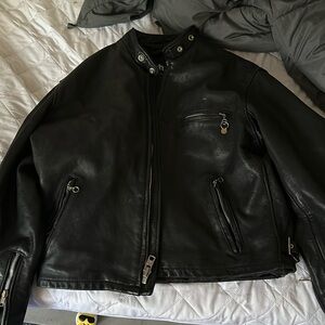 Authentic Schott Nyc Leather bikers coat